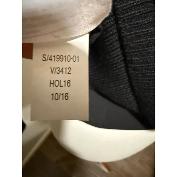 Banana Republic Black Mesh Knit Top Women's Size Small - Picture 8 of 9